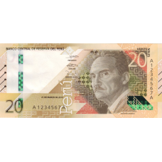 (300) ** PNew (PN197) Peru - 20 Soles Year 2019